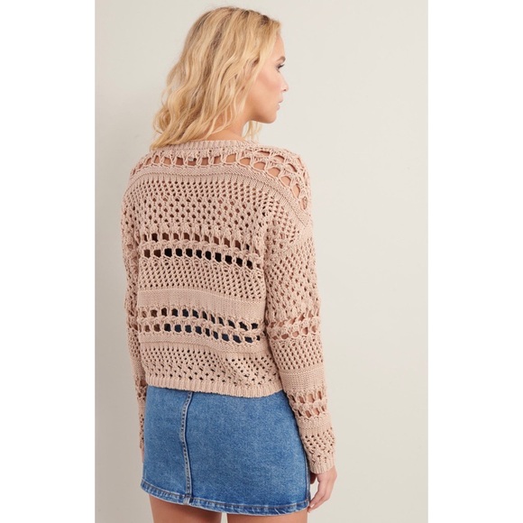 Garage beige loose knit sweater - Picture 2 of 6